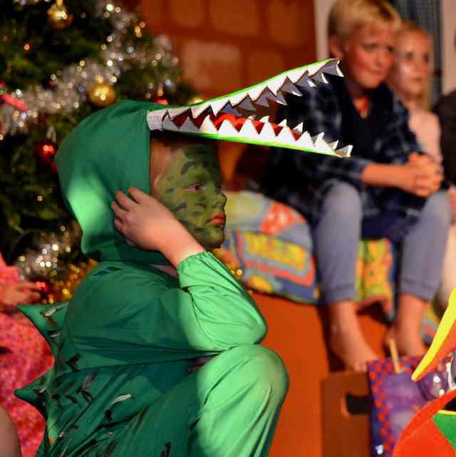Crocodile is a great part for a shy kid! A Christmas Peter Pan!