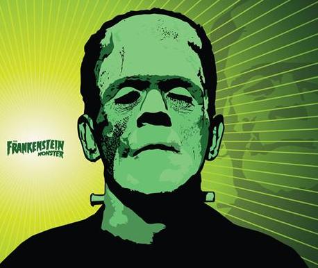 Frankenstine Halloween fun for kids.