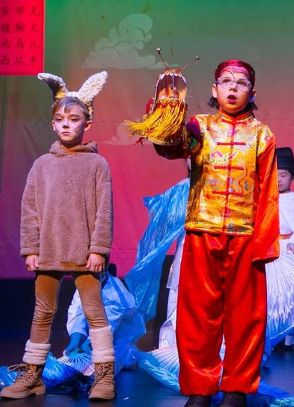 Rabbit and Dragon in Mulan play script