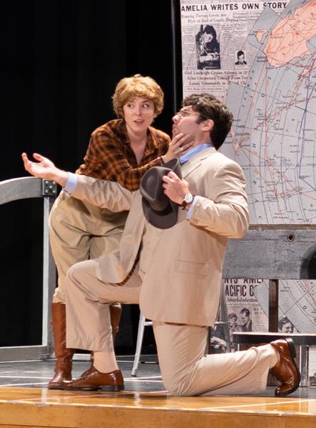 Amelia Earhart and GP in play