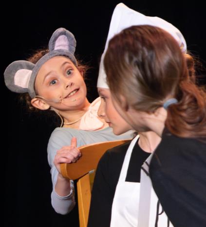 The cute doormouse in Alice Wonderland playscript for kids