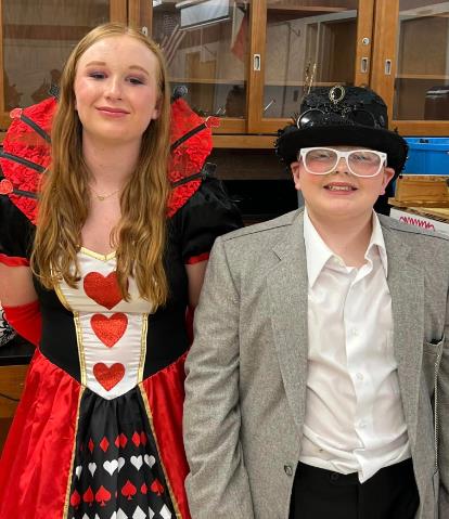 Queen of Hearts in Alice in Wonderland play