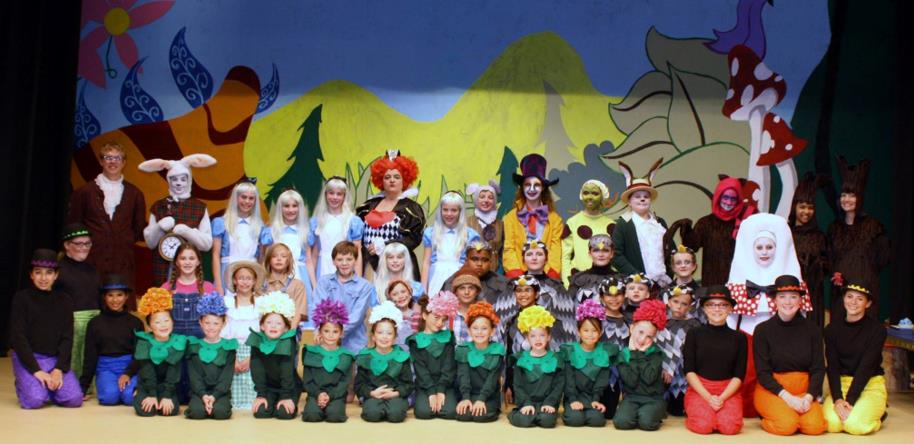 Alice in Wonderland Large Cast Kids Play
