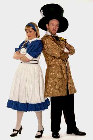 A Cast of Two Makes for a Great Touring Play!  Alice in Wonderland!