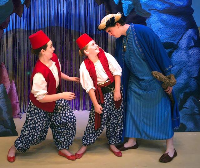 Young Performers in Aladdin Play