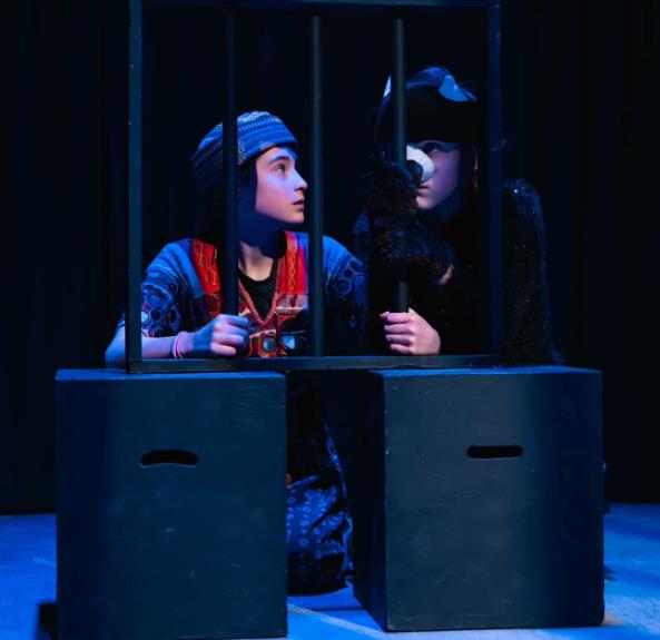 Aladdin in the play for kids