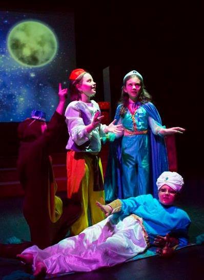 Magical story of Aladdin on stage
