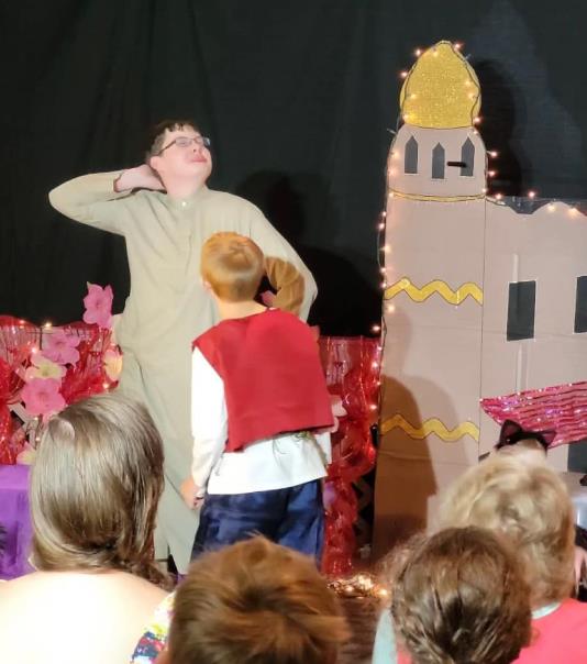 Humor in Artreach's Aladdin