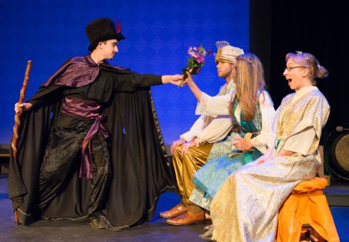 Humorous moment in ArtReach's Aladdin