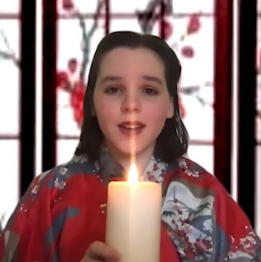 Online virtual performance of A Thousand Cranes