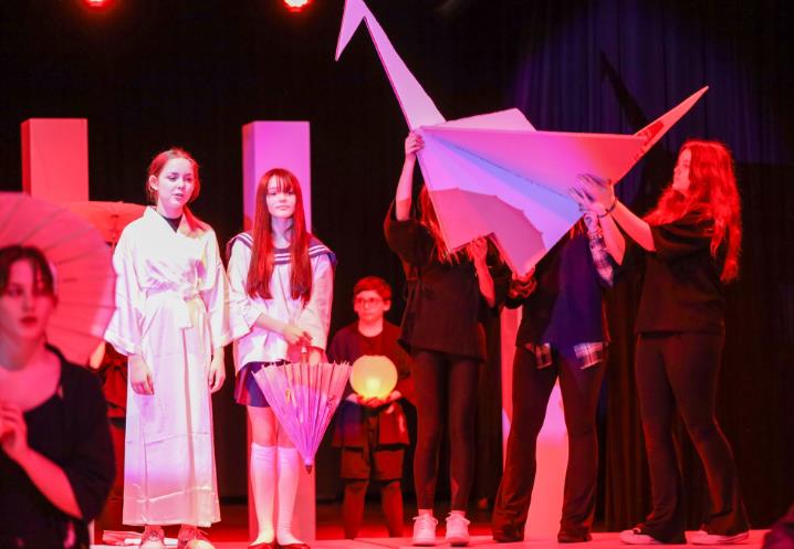 Paper Cranes for Play for Middle School Students