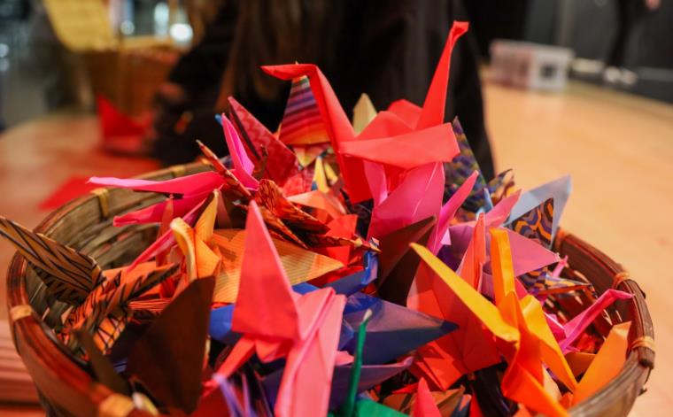 Communitiy folds Paper Cranes