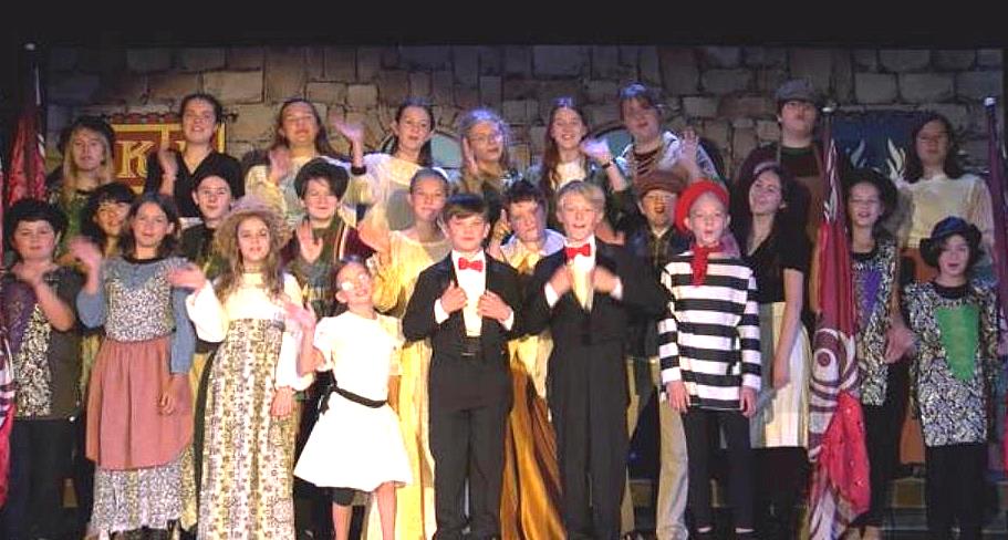 Large Cast Play Beauty and the Beast