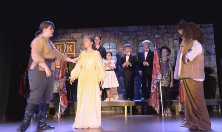 Beauty and her father in Beauty and the Beast
