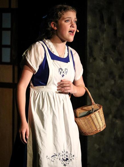 Belle is Beauty in kids play