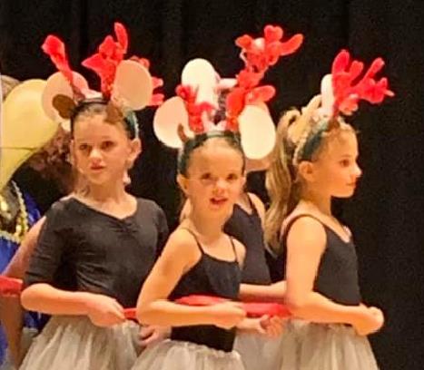 Reindeer lead Santa's sleigh in A Christmas Cinderella