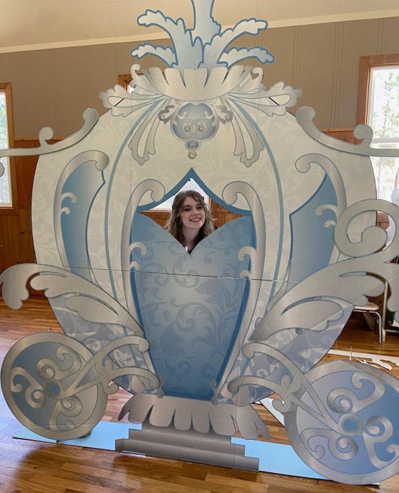 Beautiful carriage in Cinderella