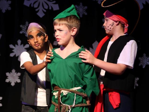 Captain Hook catches Peter Pan