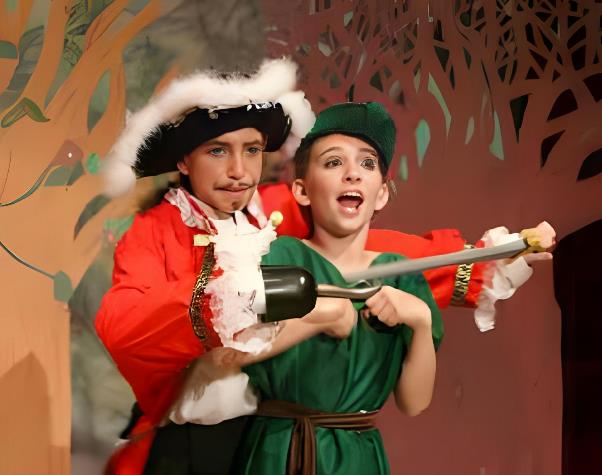 A Christmas Peter Pan!  Children's Musical Christmas Plays for Large Casts of Kids!