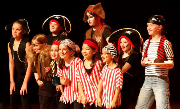 A Motley Crew of Pirates from ArtReach's A Christmas Peter Pan!