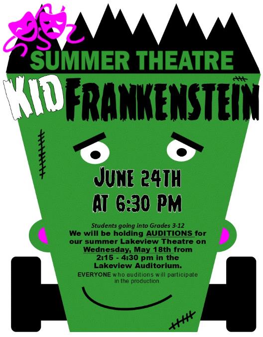 Summe Camp Play Kid Frankenstein