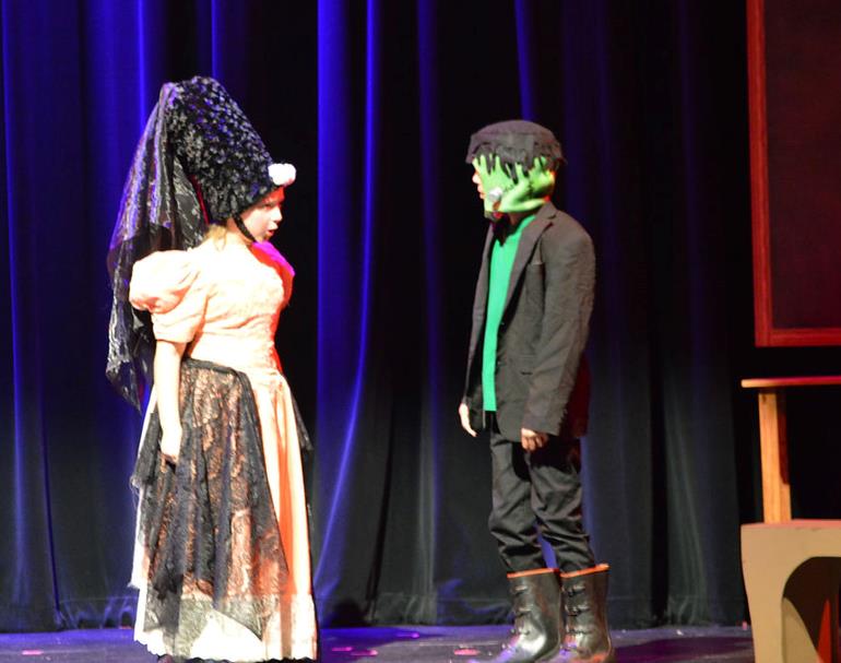 The monster meets girl in Kid Frankenstein