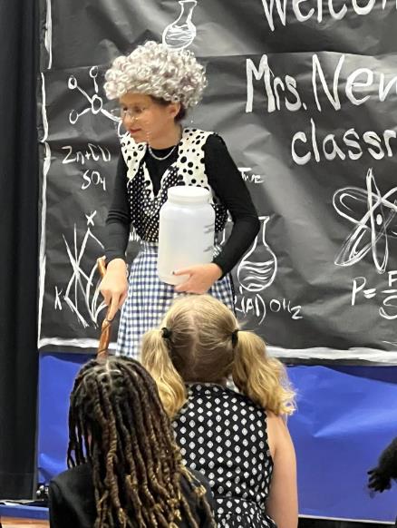 Kids perform in Frankenstein Play