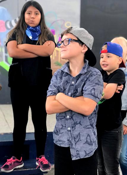 Tough kids Bonez in Kid Frankenstein.