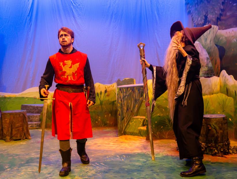 Arthur must learn to be a King in Knights of the Round Table script play for kids.