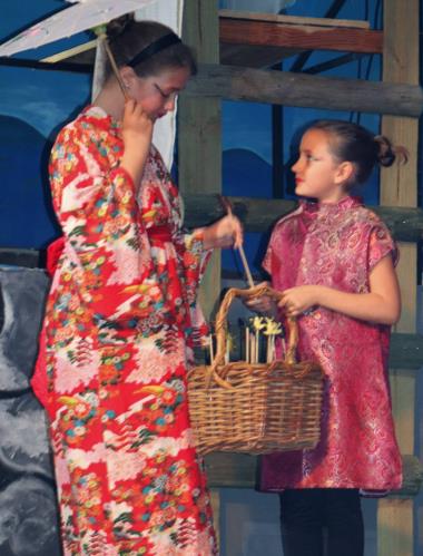 Young Performers in Aladdin Play