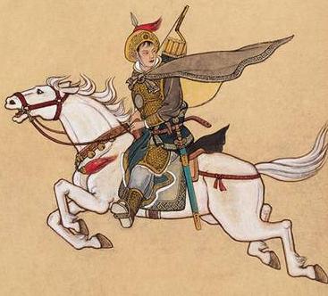 Chinese female warrior Mulan.