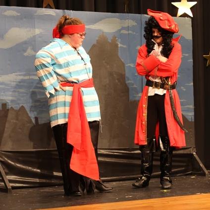 Captain Hook in Peter Pan play