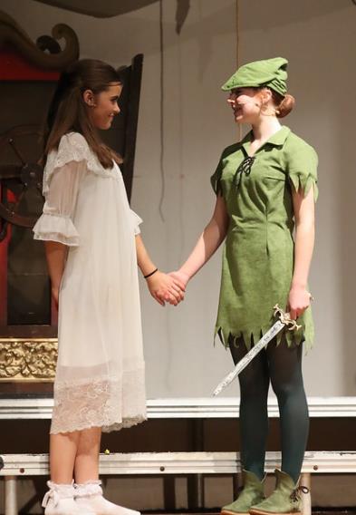 Peter Pan and Wendy in ArtReach's Petr Pan play