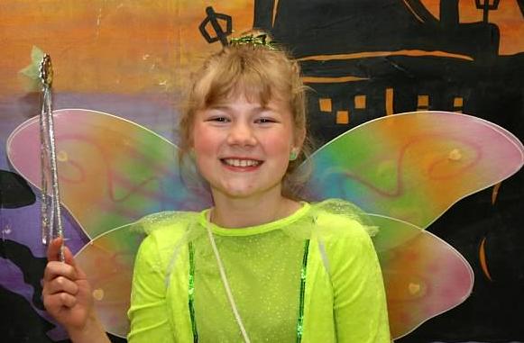 Tinker Bell is a fun part for shy kids!  Peter Pan!