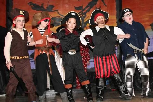 Pirates and Scoundrels in ArtReach's Peter Pan!