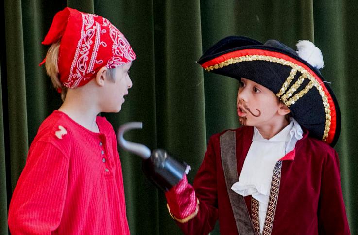 Captain Hook in Peter Pan Play