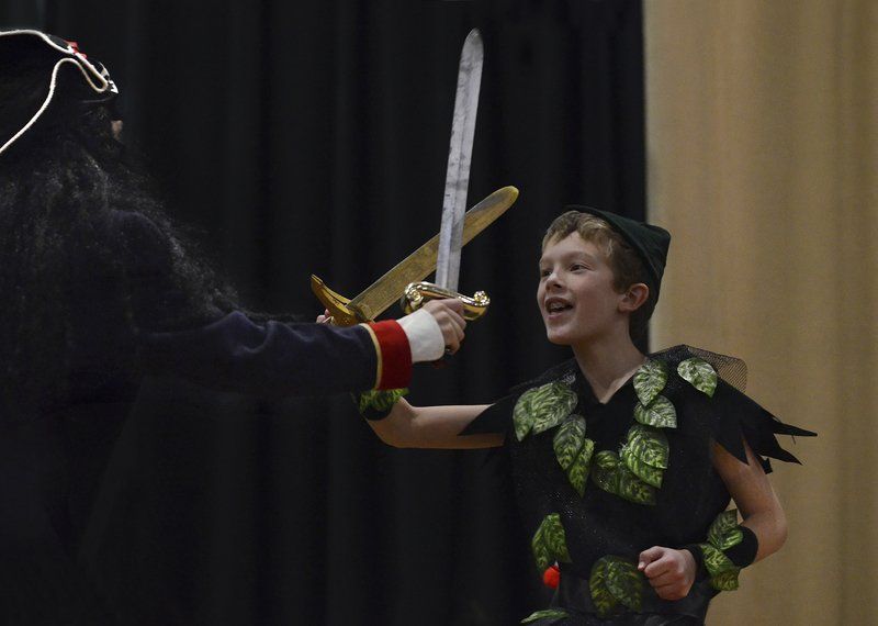 Fifth Grader performs Peter Pan 