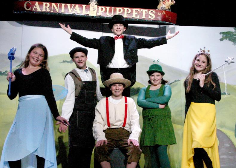 The sauk perform ArtReach's Pinocchio play