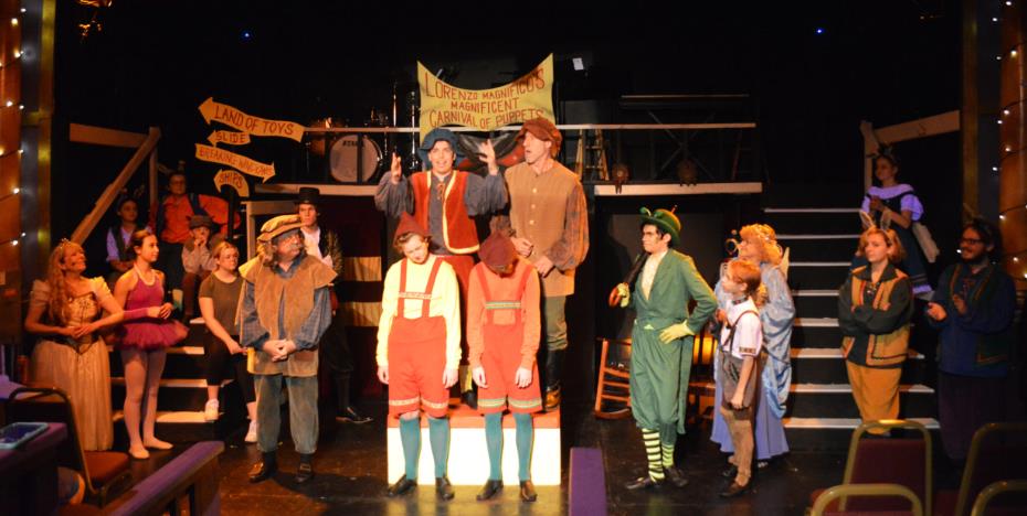 Cast pic from Pinocchio play