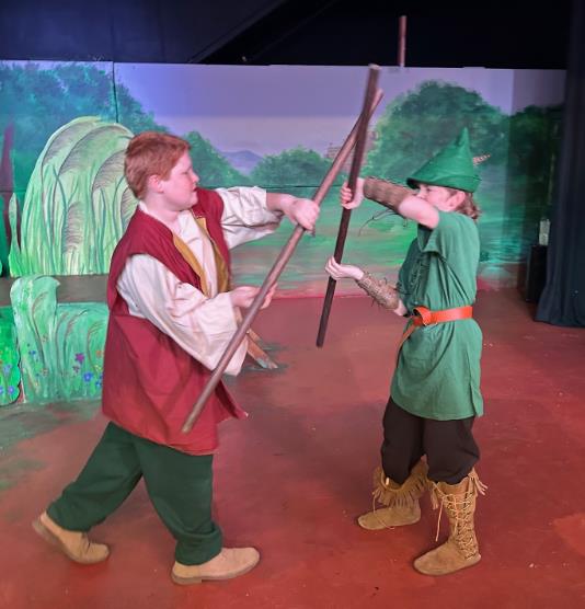 Kids perform Robin Hood Play