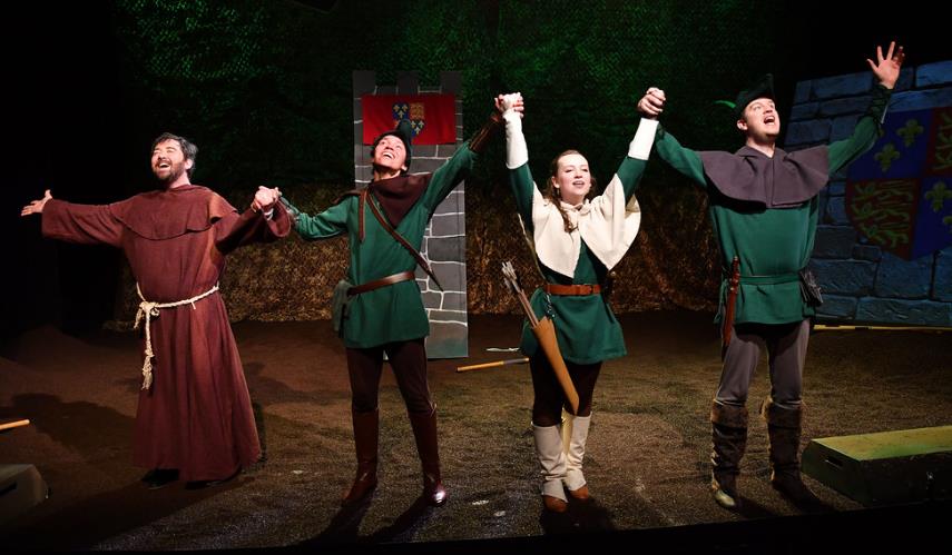 Professional cast of Robin Hood play