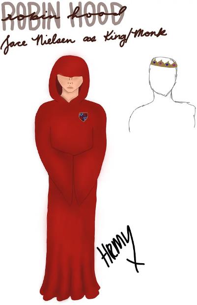 Costume Design for Rbon Hood Play