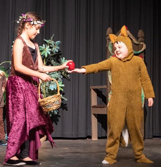Forest Animals in Sleeping Beauty Play