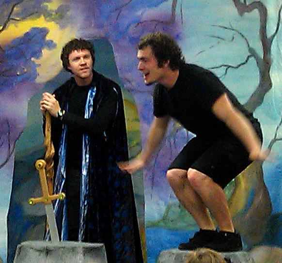 Actors love the comedy! Sword in the Stone!