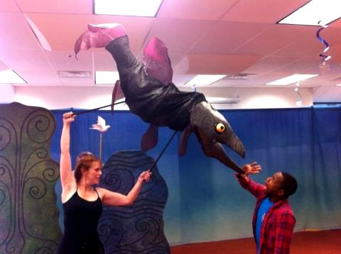 Creative Staging for School Tours! Sword in the Stone!