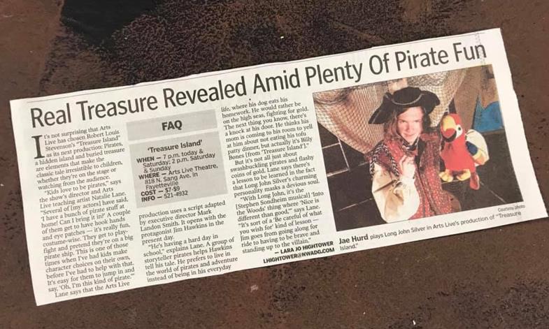 ArtReach's Treasure island in the news!