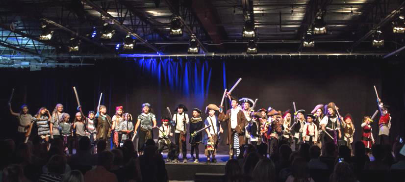 Finale of Treasure Island Play for schools