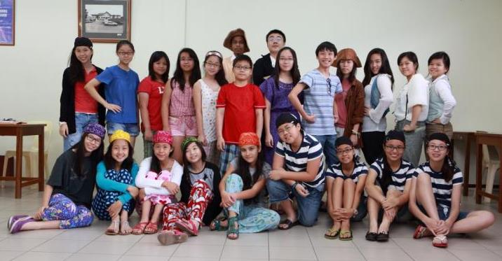 Students perform ArtReach's play Treasure Island