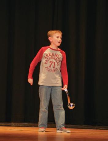 Kids rehearse The Little Mermaid