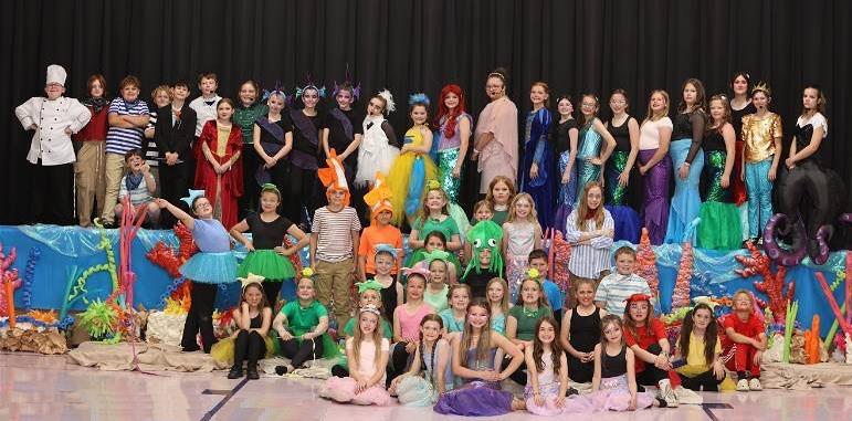 The Little Mermaid Large Cast Kids Play